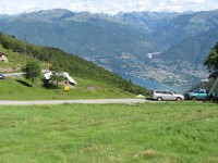 Alpe di Neggia 1395 m, pohled na Lucarno
