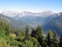 Savojské Alpy, v údolí Servoz