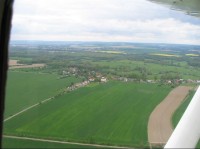 Letecký pohled na Petřvaldík