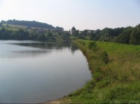 Hráz přehrady Sedlinka
