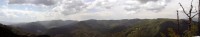 panorama ze Znievu: Pohled na hřeben Martiských holí. Vlevo Kľak.