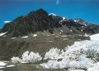 Basecamp Plaza de Mulas: Tající ledovec