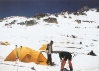 Nido de Condores 5560 m: Camp