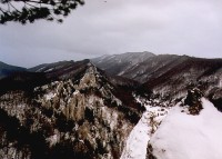 Súľovské vrchy v zimě