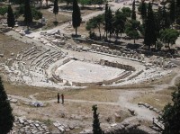 Dionyzovo divadlo: pohled z Akropole