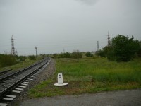 Železniční trať u Kapčagaj