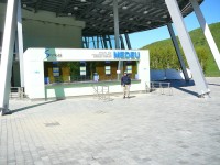 Almaty dolní stanice lanovky Medeo - Šimbulak.