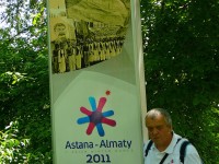 Almaty připomínka Asijských zimních her.