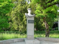 Biškek pomník Abdykerim Sydykova, politik, zastánce široké autonomie v rámci SSSR