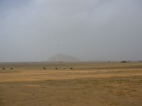 Sal poušť ve vnitrozemí
