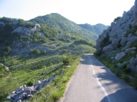 na kole po Černé hoře