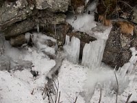 zamrznutý vodopád