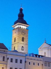 Černá veža večer