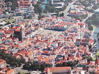 pohľad na námestie z výšky