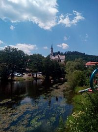 Vltava a kláštor