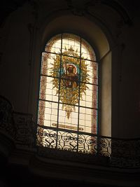 vytrážné okno - sv. Mikuláš