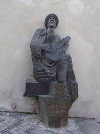 pomník pesničkára Jaroslava Haška
