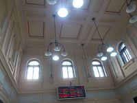 strop v starej časti stanice