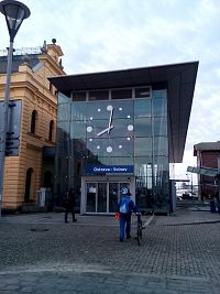pristavaná časť železničnej stanice počas rekonštrukcie v rokoch 2004 - 2006
