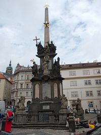 Praha - Stĺp Najsvätejšej trojice na Malostranskom námestí