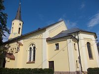 Hrabyně - pútný kostol Nanebovzatia Panny Marie