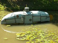 ponorka Nautilus - spomienka na J.Verneho ( vzducholoď a ponorka )