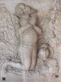 detail pomníka Kašpara Pruskowského