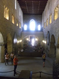 priestor hlavnej lode baziliky