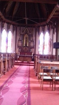 interiér kostola v Starom Smokovci