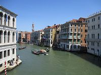 Canal Grande a paláce pri ňom