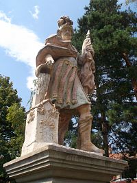 Strachotín - socha sv. Floriana