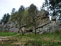 Čertovy skaly - lezecká stena
