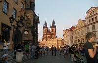 podvečerná Praha