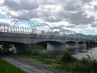 nový železničný most cez najdlhšiu slovenskú rieku Váh
