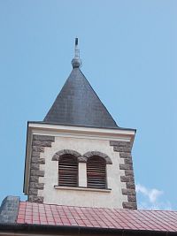 vrchol veže kostola
