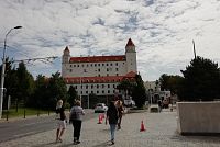 Príchod k Bratislavskému hradu