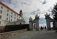 vstup do areálu Bratislavského hradu