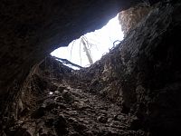 druhý otvor jaskyne