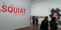 výstava v suteréne Jean - Michel Basquiat