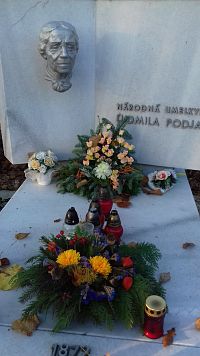 hrob Ľudmily Podjavorinskej v jej rodnej obci
