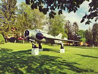 MiG-19S v parku obce Horní Němčí