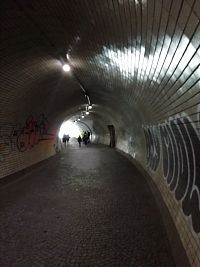 tunel budovaný v rokoch 1949 - 1953