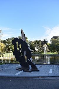 Chopin vystavený v parku v roku 2010