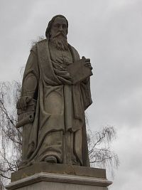 socha Jána Amosa Komenského