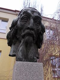 busta Jána Amosa Komenského od sochára Miroslava Hudečka