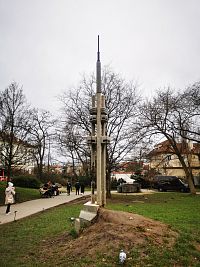 kozmická Žižkovská veža od Václava Aulického ( 1985 - 1992 )
