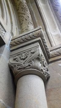 detail ukončenia stĺpa