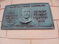 pamätná tabuľa prvému českému starostovi Hraníc