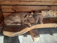 časť lavičky - diviak