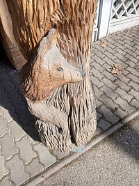 dolná časť druhého oporného stĺpa